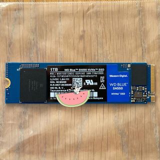 WD Blue SN550 NVMe WDS100T2B0C SSD 1TB(PCパーツ)