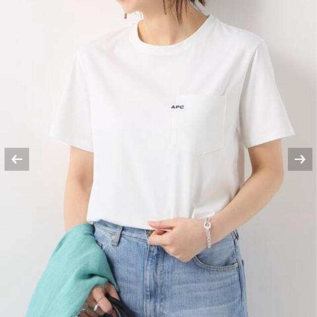 未使用 A.P.C./ アーペーセー POCKET emb-Tシャツ