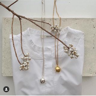 スタニングルアー(STUNNING LURE)のchieko＋　wonky ball necklace † silver(ネックレス)