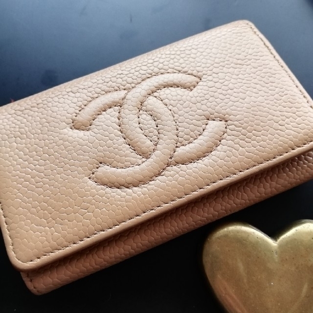 CHANEL キーケース　ベージュ