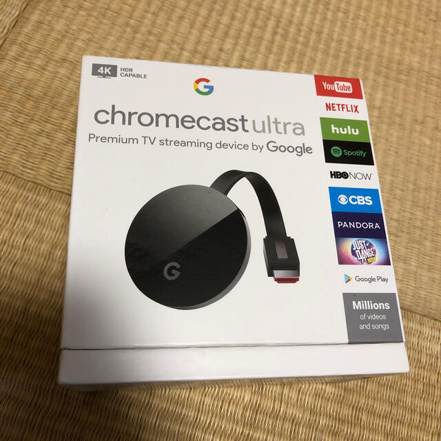 CHROME(クローム)のGoogle GOOGLE CHROMECAST ULTRA スマホ/家電/カメラのテレビ/映像機器(映像用ケーブル)の商品写真