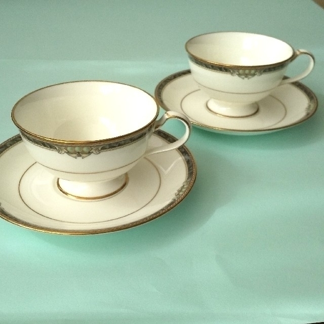 ◎美品◎ Noritake ノリタケ ストリームサイド カップ\u0026ソーサー 5客