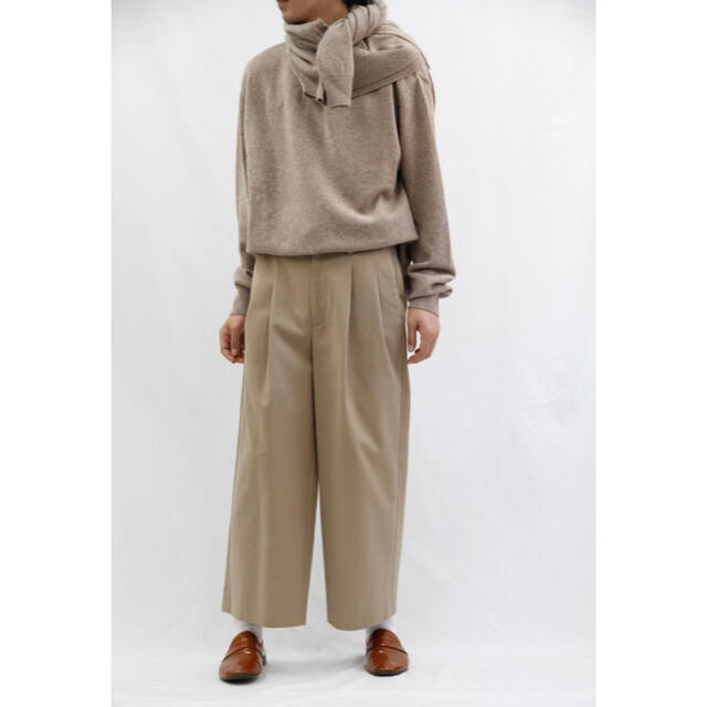 URU×ARKnets別注 2TUCK WIDE PANTS