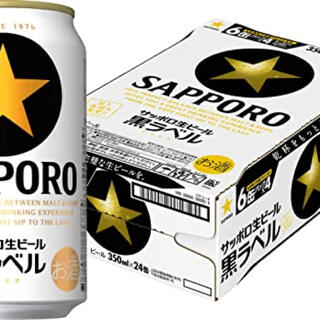 サッポロ(サッポロ)のサッポロ　黒ラベル　6缶✖️4   ２４本(ビール)