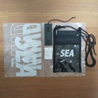 シー(SEA)のSEA NYLON POUCH﻿﻿/BLACK(AC-106)(ショルダーバッグ)