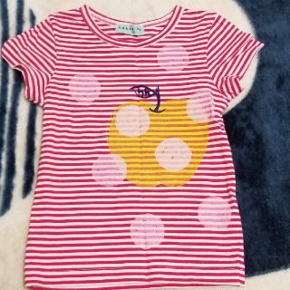 ハッカキッズ(hakka kids)の【水通しのみ】ハッカキッズ　Tシャツ　100　(Tシャツ/カットソー)