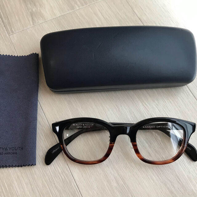 BEAUTY&YOUTH UNITED ARROWS(ビューティアンドユースユナイテッドアローズ)の BEAUTY&YOUTH 別注　KANEKO OPTICAL (金子眼鏡) レディースのファッション小物(サングラス/メガネ)の商品写真