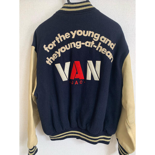 VAN Jacket   VAN ヴァン  袖レザー スタジャン マイケル