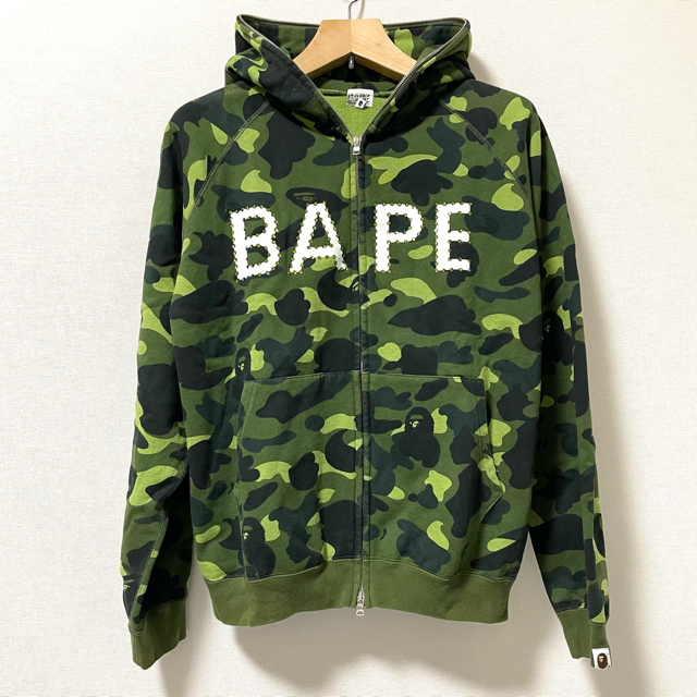 NIGO期　BAPE アベイシングエイプ　ラインストーン　スウェットパーカー