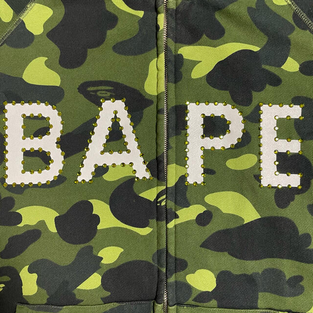 A Bathing Ape ラインストーン ノースリーブパーカー NIGO期