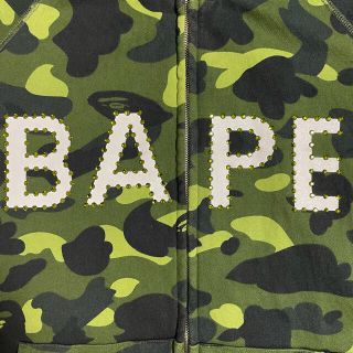 NIGO期　BAPE アベイシングエイプ　ラインストーン　スウェットパーカー