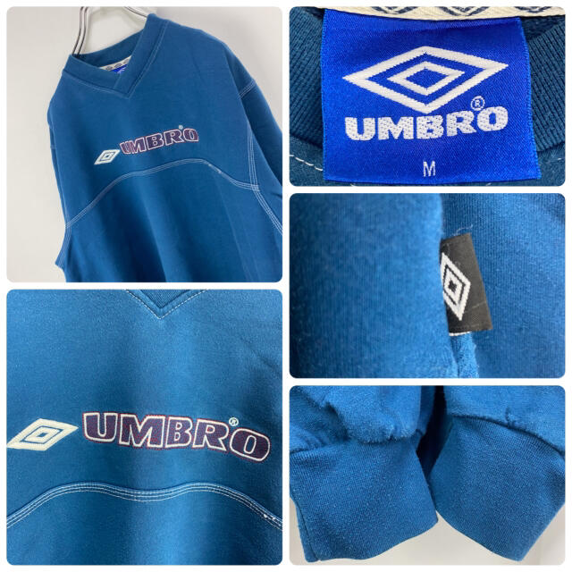 UMBRO(アンブロ)のアンブロ☆刺繍 ビッグロゴ ロンT ロングスリーブTシャツ 90年代 メンズのトップス(Tシャツ/カットソー(七分/長袖))の商品写真