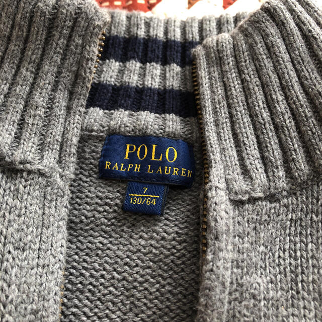 Ralph Lauren(ラルフローレン)のラルフローレン130ニットセーター キッズ/ベビー/マタニティのキッズ服男の子用(90cm~)(ニット)の商品写真