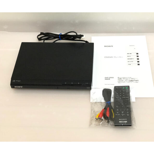 SONY(ソニー)のSONY DVP-SR20 ソニー DVDプレーヤー ブラック 再生専用 BC スマホ/家電/カメラのテレビ/映像機器(DVDプレーヤー)の商品写真