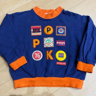 パーソンズキッズ(PERSON'S KIDS)のperson's kids トレーナー (紺色・110)(Tシャツ/カットソー)