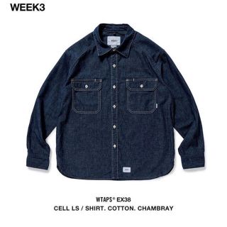 ダブルタップス(W)taps)の値下げ WTAPS CELL LS / SHIRT. COTTON. (Gジャン/デニムジャケット)