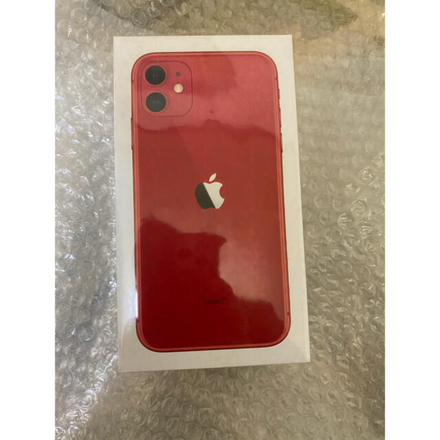 iPhone 11 (PRODUCT)RED 64 GB SIMロック解除済み