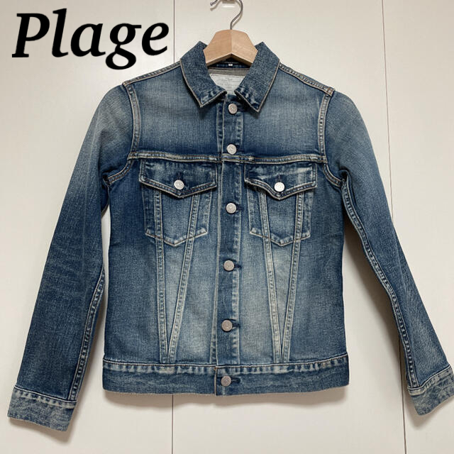 Plage(プラージュ)の【クーポン期間限定値下げ】plage デニムジャケット Gジャン レディースのジャケット/アウター(Gジャン/デニムジャケット)の商品写真