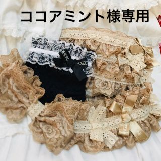 ピンクハウス(PINK HOUSE)のココアミント様専用 ハンドメイドマスクカバー＆ヘアバンド(その他)