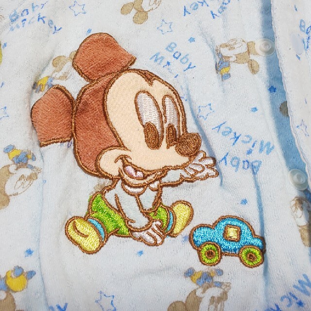 Disney(ディズニー)のミッキーマウス ツーウェイオール キッズ/ベビー/マタニティのベビー服(~85cm)(カバーオール)の商品写真