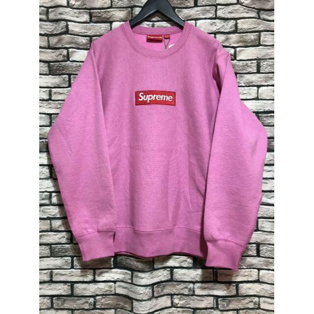 NEW限定品】 Supreme - ボックスロゴクルーネックスウェットカットソー