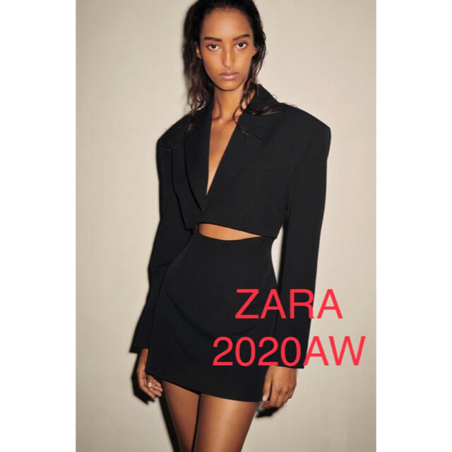ZARA(ザラ)の新品タグ付きLimited edition ZARA ミニブレザー風ワンピース レディースのワンピース(ミニワンピース)の商品写真