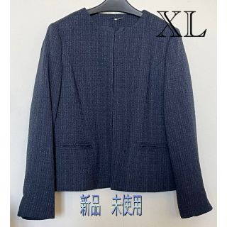 ジーユー(GU)のレディース　ジャケット　XL  フォーマル(ノーカラージャケット)