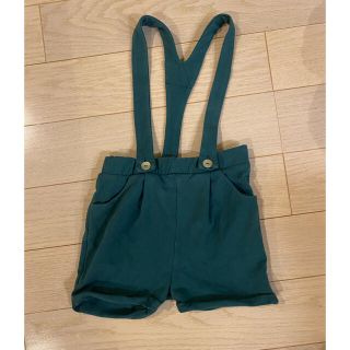 キャラメルベビー&チャイルド(Caramel baby&child )の美品　le petit germain サスペンダー付き　ショートパンツ　2y(パンツ/スパッツ)