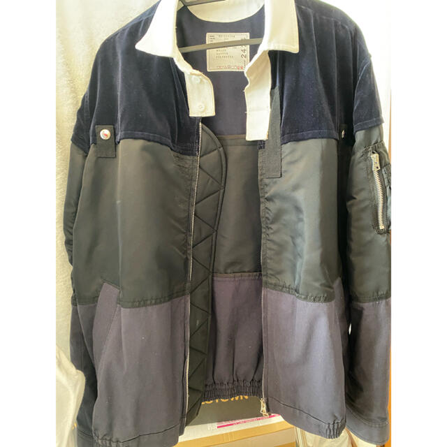 20AW sacai Velvet x MA-1 Blouson ジャケット 2