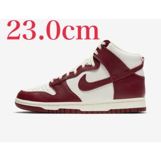 ナイキ(NIKE)のW Nike Dunk High Sail Team Red  23.0cm(スニーカー)