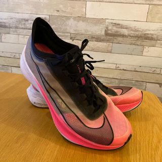 ナイキ(NIKE)のNIKE ズームフライ3 27.0cm ピンク×ブラック(シューズ)