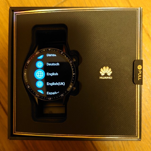 HUAWEI(ファーウェイ)のayame0magさま専用ファーウェイスマートウッチ　WATCH G2 46mm メンズの時計(腕時計(デジタル))の商品写真