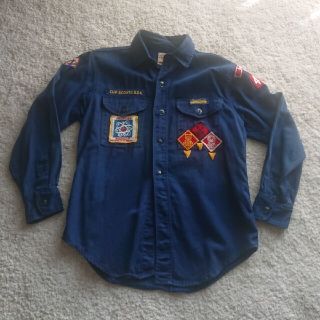 古着屋購入*vintage*ボーイスカウトシャツ(シャツ/ブラウス(長袖/七分))