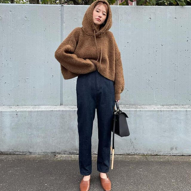 STUDIOUS(ステュディオス)のクラネ CLANE J/W SLIM DENIM PANTS Leeコラボデニム レディースのパンツ(デニム/ジーンズ)の商品写真