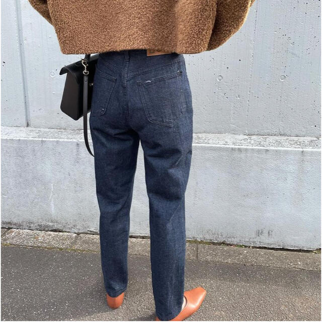 STUDIOUS(ステュディオス)のクラネ CLANE J/W SLIM DENIM PANTS Leeコラボデニム レディースのパンツ(デニム/ジーンズ)の商品写真