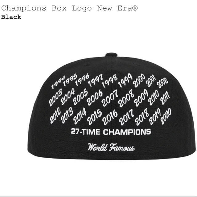 Supreme Champions Box Logo New Era