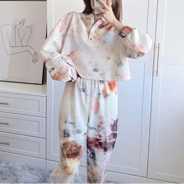 ZARA - 🌸春先行💐3583◇タイダイ 柄 セットアップ パーカー＋