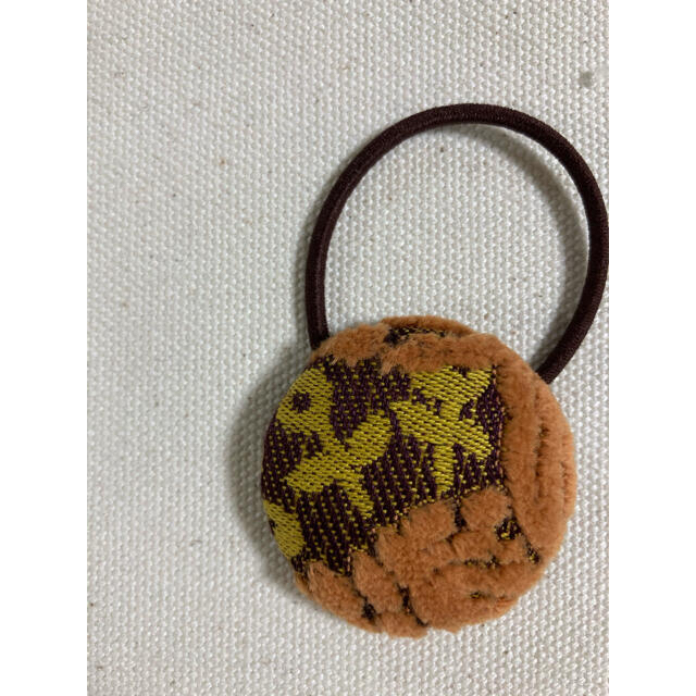 ♪ミナペルホネン woolly ball♪95くるみボタン ヘアゴムハンドメイド 1