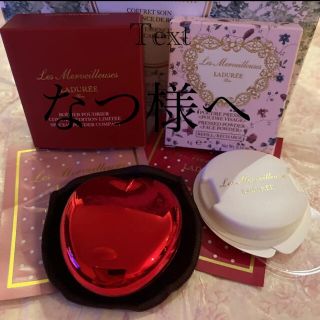 レメルヴェイユーズラデュレ(Les Merveilleuses LADUREE)のラデュレ♡りんごスペシャルパウダーコンパクト&パウダー(フェイスパウダー)