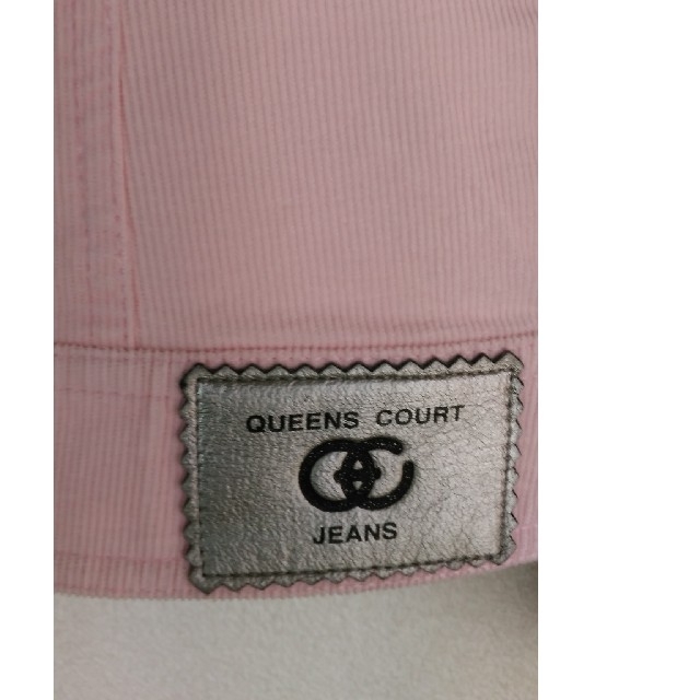 QUEENS COURT(クイーンズコート)のQueens Court ピンクのコーデュロイジャケット レディースのジャケット/アウター(その他)の商品写真