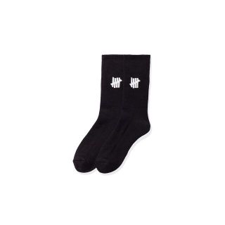 アンディフィーテッド(UNDEFEATED)の定価以下 UNDEFEATED ICON CREW SOCK 黒(ソックス)