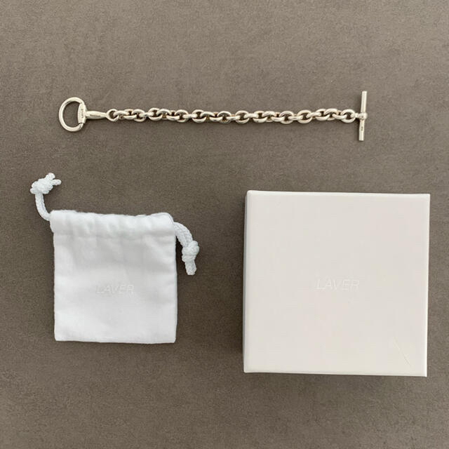 LAVER Bit Cable Chain T Bar Bracelet レディースのアクセサリー(ブレスレット/バングル)の商品写真