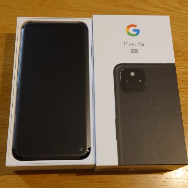 Google Pixel(グーグルピクセル)の新品未使用 Pixel 4a 5G JustBlack シムフリー ソフトバンク スマホ/家電/カメラのスマートフォン/携帯電話(スマートフォン本体)の商品写真