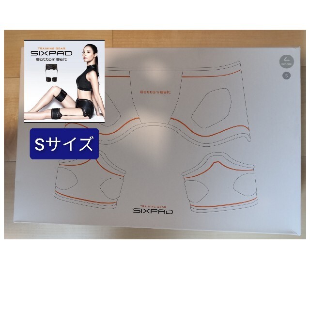 SIXPAD(シックスパッド)の【新品】シックスパッド ボトムベルト Sサイズ MTG SIXPAD コスメ/美容のダイエット(エクササイズ用品)の商品写真