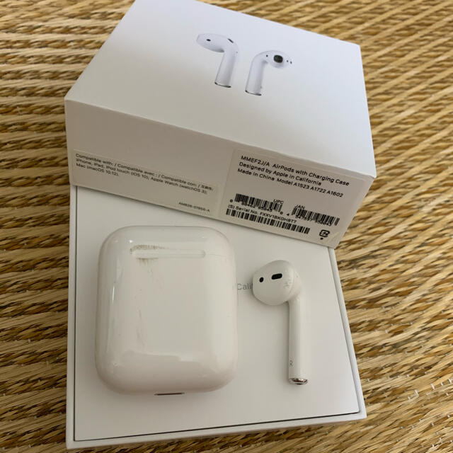 Apple(アップル)のAirPods ケース:右耳 スマホ/家電/カメラのスマホアクセサリー(ストラップ/イヤホンジャック)の商品写真