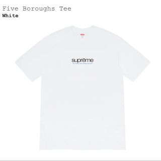 supreme 21ss 立ち上げ　Five Boroughs Tee