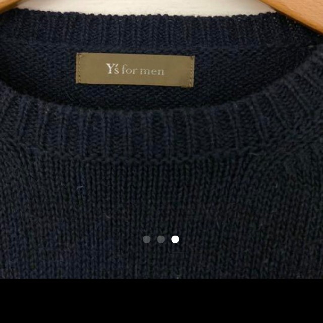 Y's(ワイズ)のY's for men  千鳥柄切り替えウールニット メンズのトップス(ニット/セーター)の商品写真