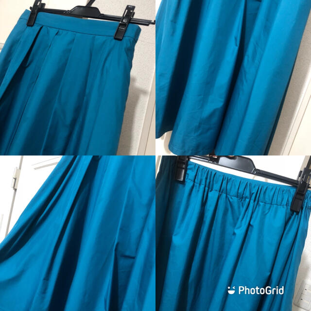 OPAQUE(オペーク)の定価17600円 OPAQUE フレアスカート ブルー レディースのスカート(ロングスカート)の商品写真