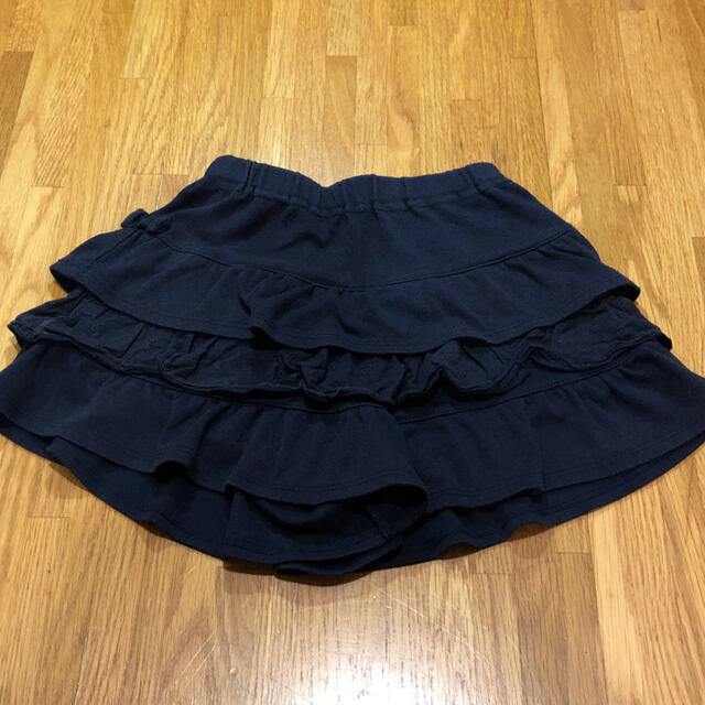 3can4on(サンカンシオン)の3can4on サイズ120cm ティアードキュロットパンツ キッズ/ベビー/マタニティのキッズ服女の子用(90cm~)(スカート)の商品写真