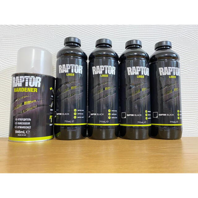 正規輸入品 RAPTOR LINER ブラック4Lセット ラプターライナー 正規輸入品 RAPTOR LINER ブラック4Lセット ラプターライナー
